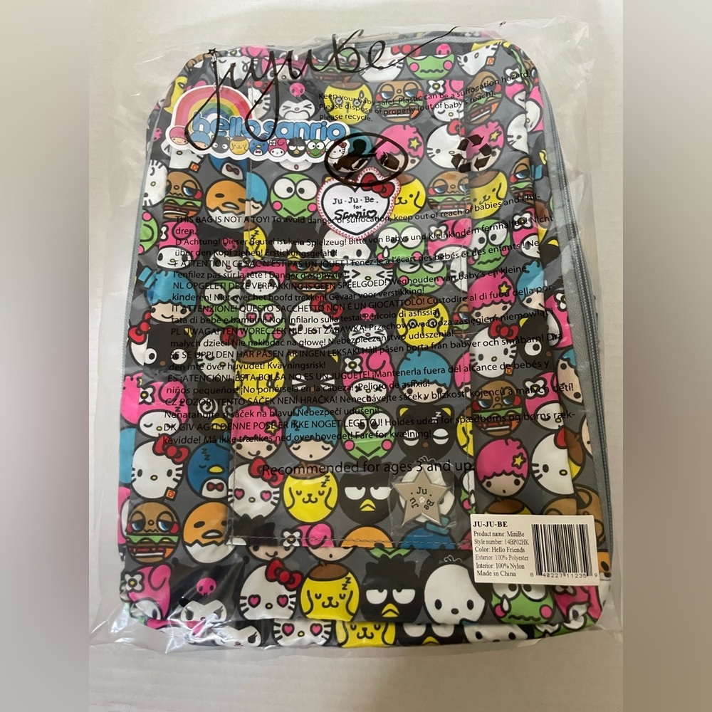 NWT - Ju-Ju-Be x Sanrio Hello friends Mini Be Backpack ‘Bag B’  discontinued